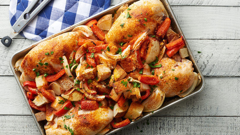 Dinners With Chicken
 Easy Baked Chicken and Potato Dinner Recipe Pillsbury