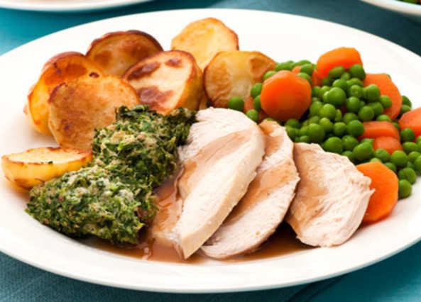 Dinners With Chicken
 Recipe Roast chicken with stuffing