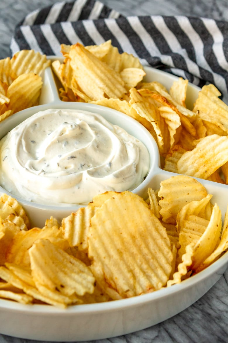 Dip Dip Potato Chip
 3 Ingre nt Potato Chip Dip Recipe – Unsophisticook