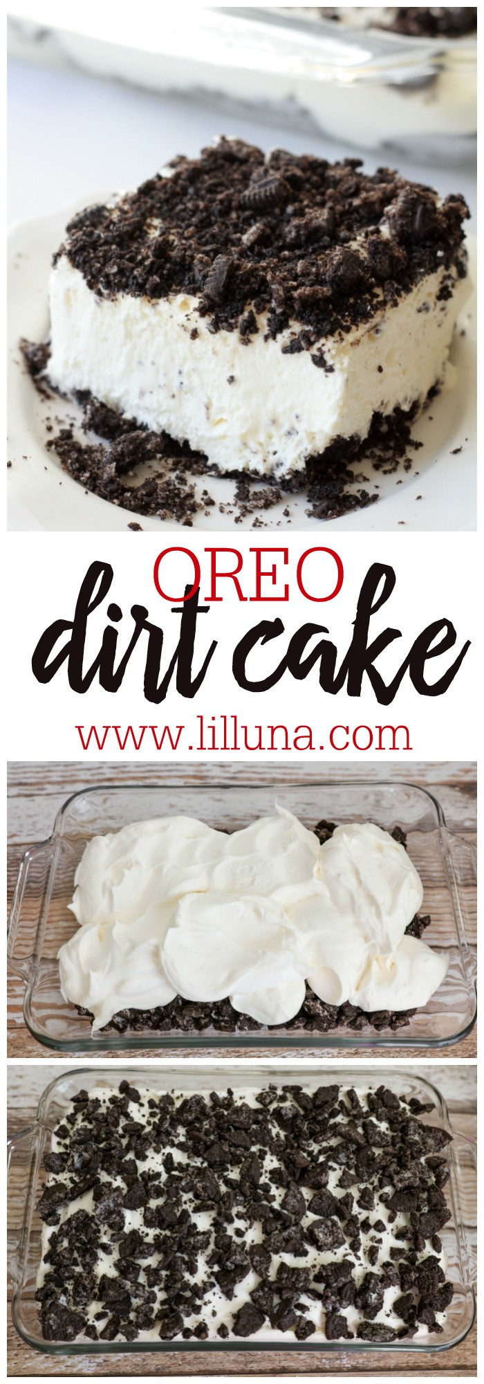 Dirt Cake Recipes
 Oreo Dirt Cake recipe