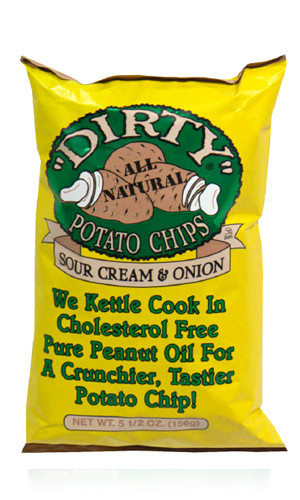 Dirty Potato Chips
 2oz Sour Cream & ion "Dirty" Potato Chips Alcor Supply