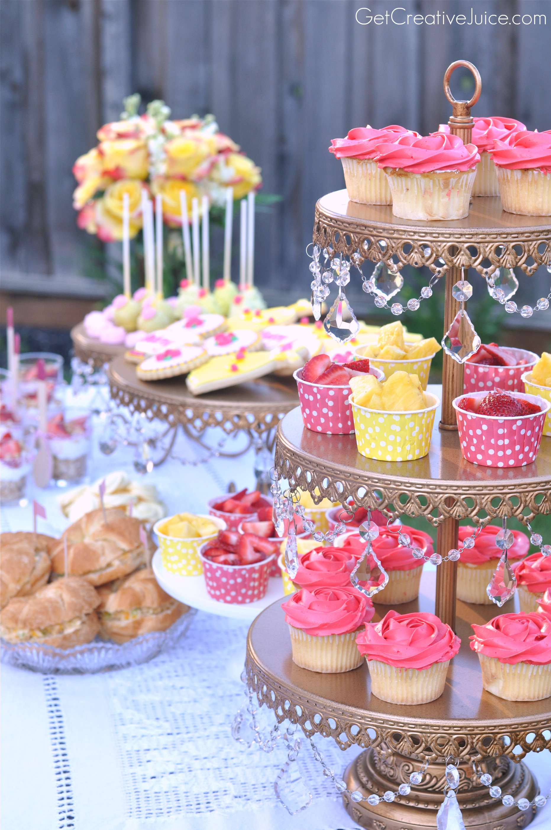 Disney Dessert Party
 Disney Princess Party with Belle Part e Creative Juice