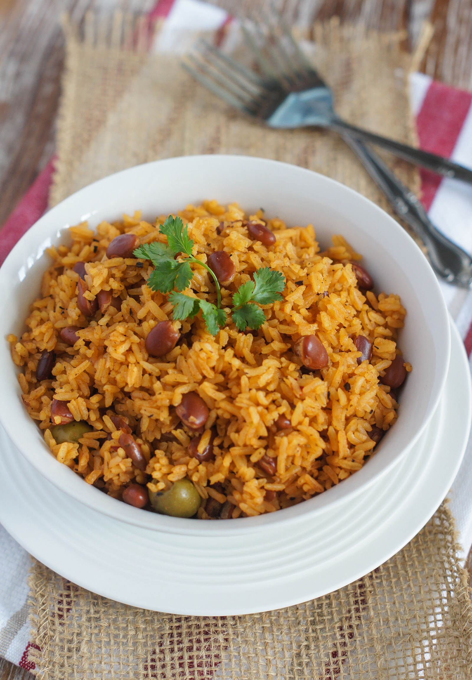 Dominican Rice And Beans
 Rice with Beans Moro de Habichuelas