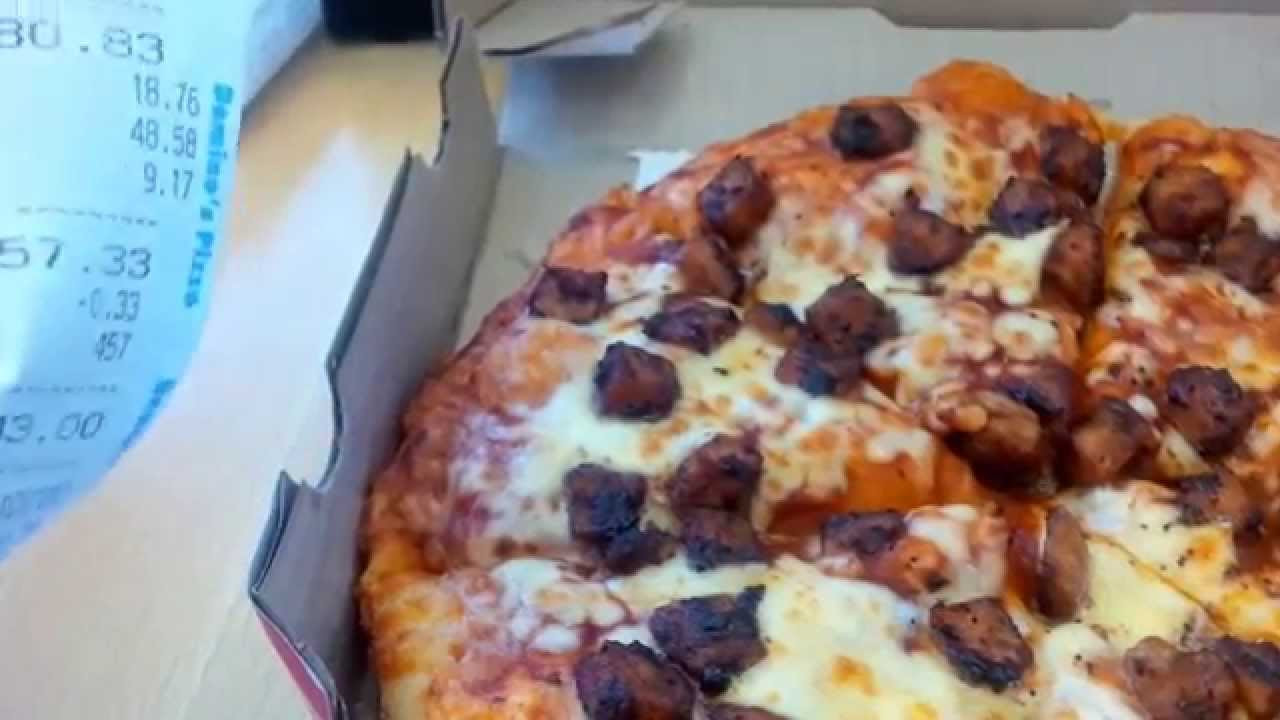 Dominos Bbq Chicken Pizza
 Dominos Barbeque Chicken & Cheese Pizza