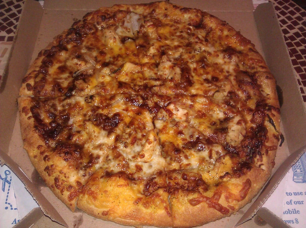 Dominos Bbq Chicken Pizza
 Memphis BBQ Chicken Pizza Medium Yelp