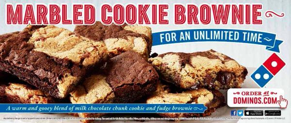 Dominos Dessert Coupons
 cookie brownies dominos