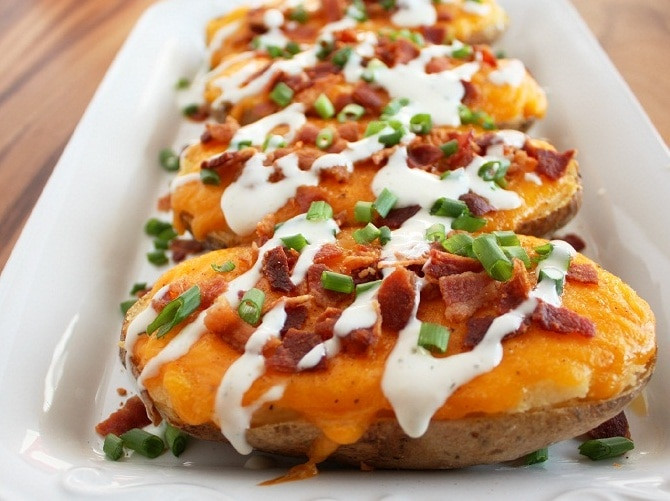 Double Baked Potato
 Loaded Twice Baked Potatoes Cooking Classy