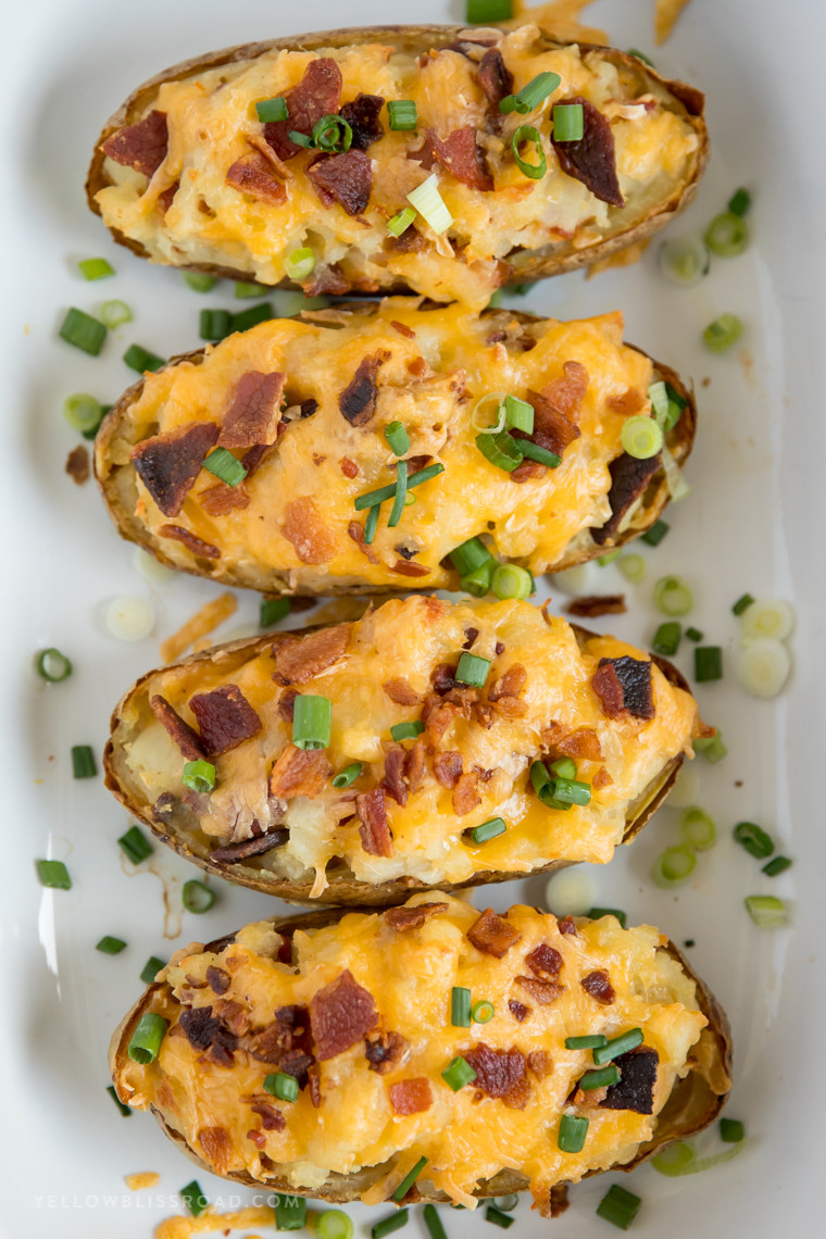 Double Baked Potato
 Twice Baked Potatoes A classic side dish recipe with