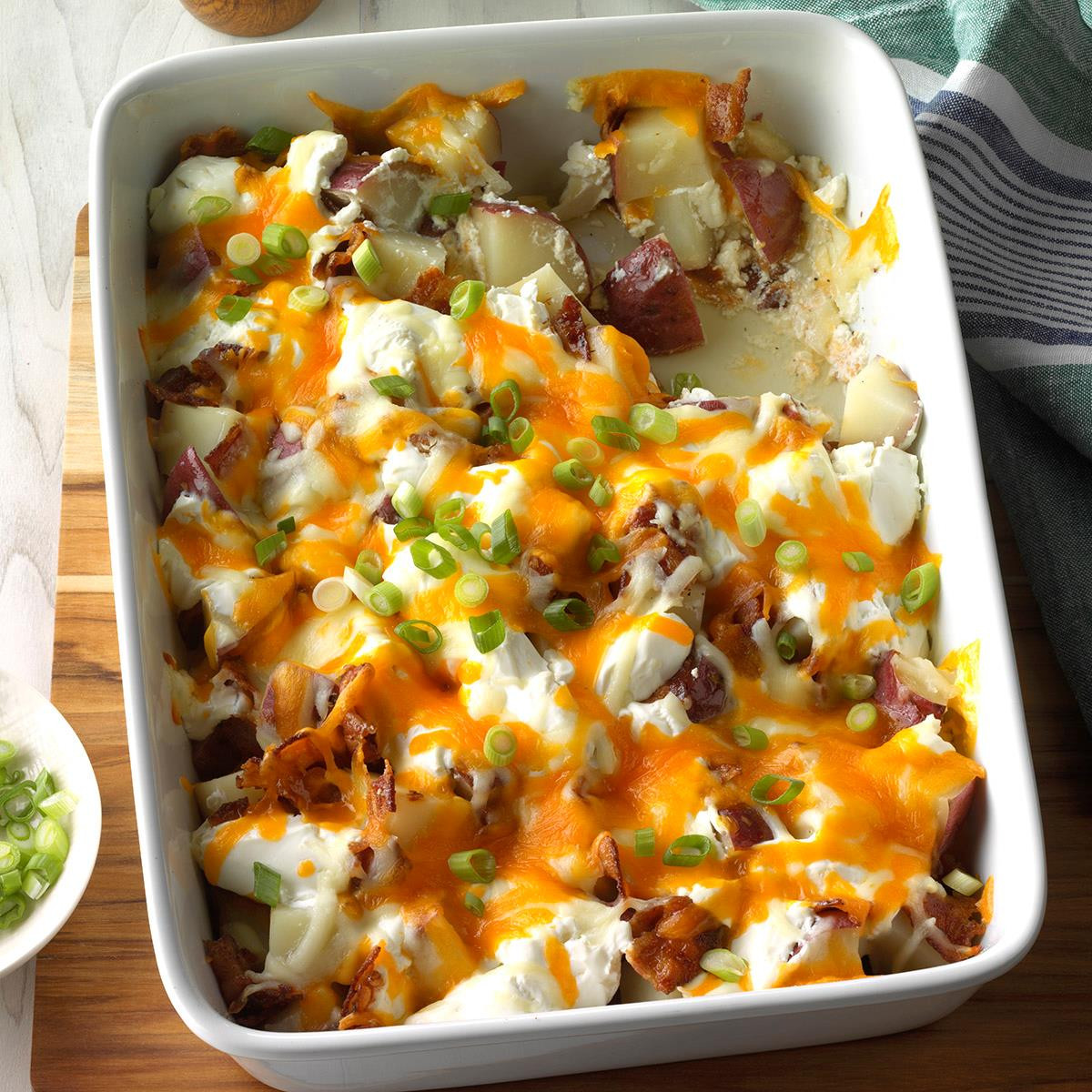 Double Baked Potato
 Twice Baked Potato Casserole Recipe