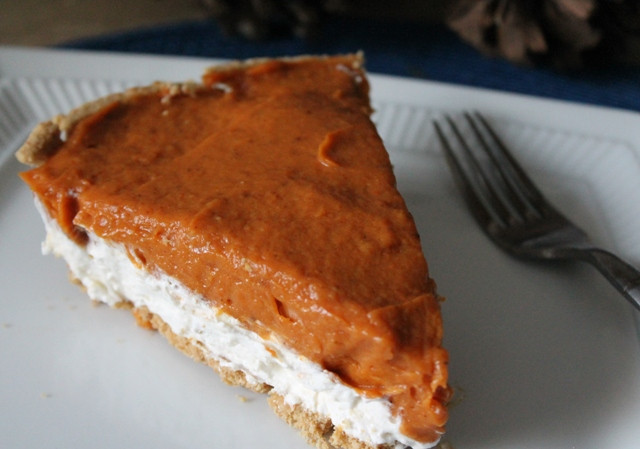 Double Layer Pumpkin Pie
 cream cheese pumpkin pie Archives – My Recipe Reviews