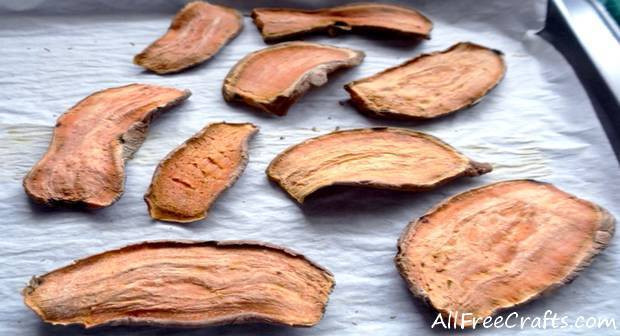 Dried Sweet Potato
 Dried Sweet Potato Dog Treats Oven and Dehydrator Methods