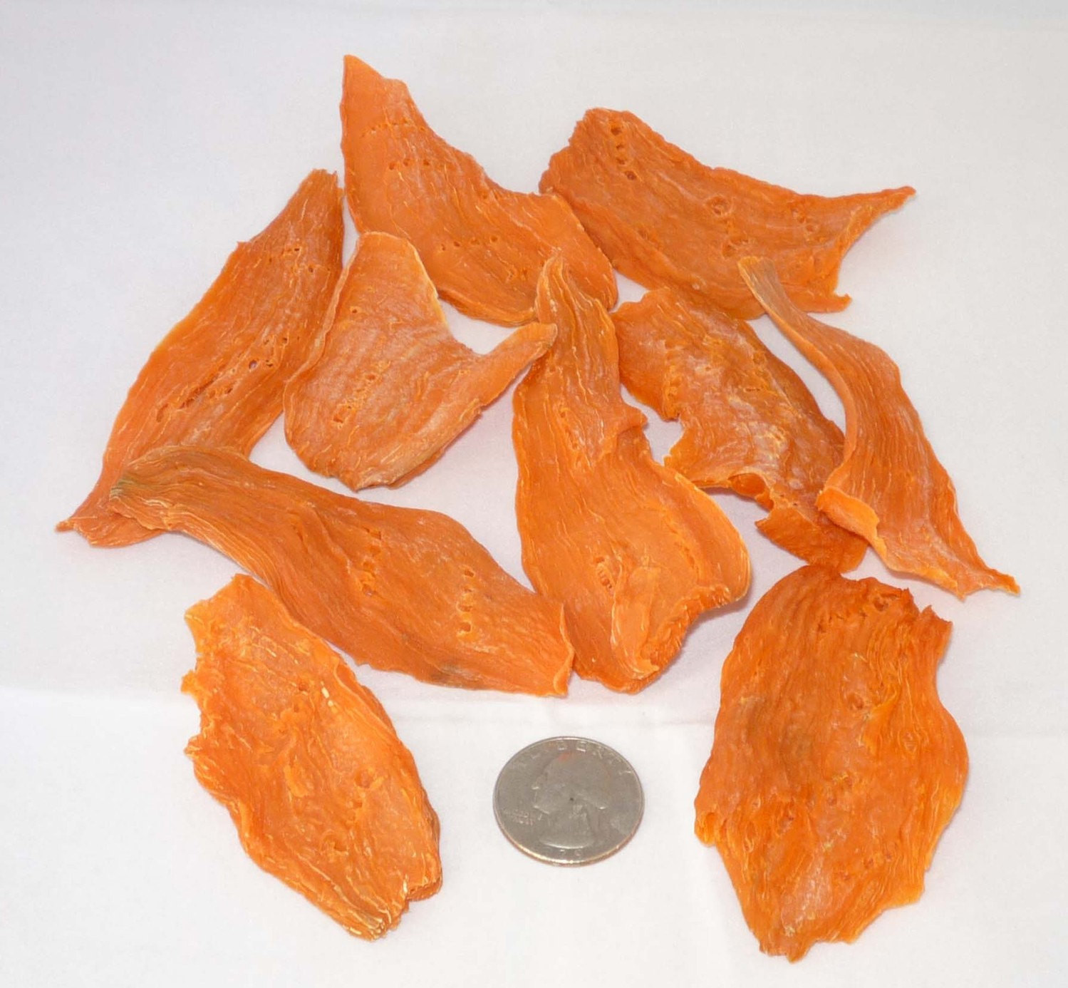 Dried Sweet Potato
 Handmade Dehydrated Sweet Potato Jerky Dog Treats Small by