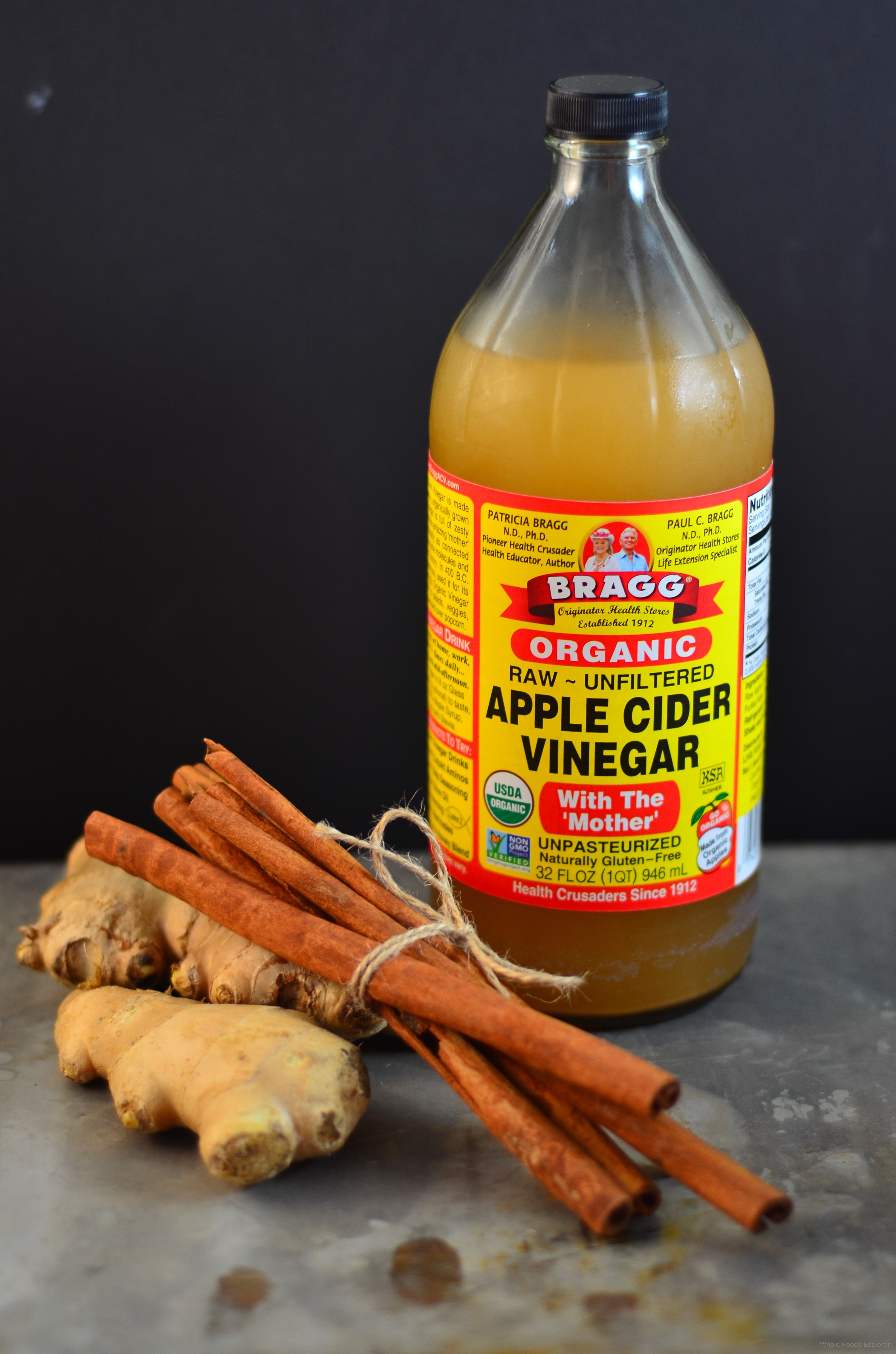 Drink Apple Cider Vinegar
 Apple Cider Vinegar Drink With Ginger & Cinnamon Whole