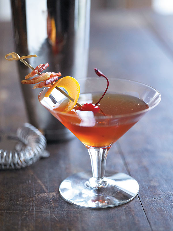 Drinks Made With Bourbon
 Recipe Bacon Manhattan Cocktail With Bacon Infused