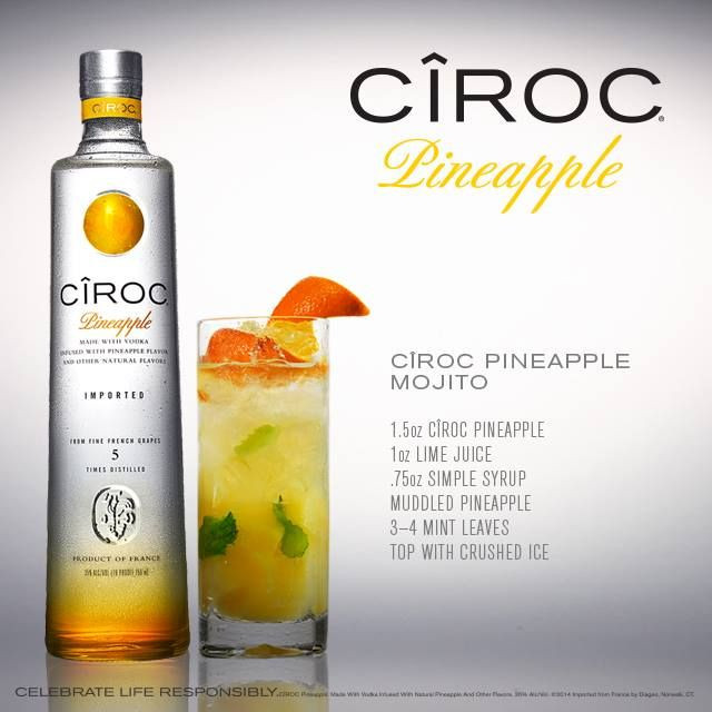 Drinks Mix With Vodka
 17 best Ciroc Cocktails images on Pinterest