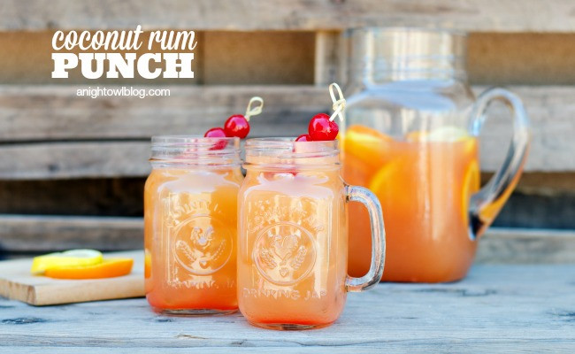 Drinks To Make With Coconut Rum
 Coconut Rum Punch