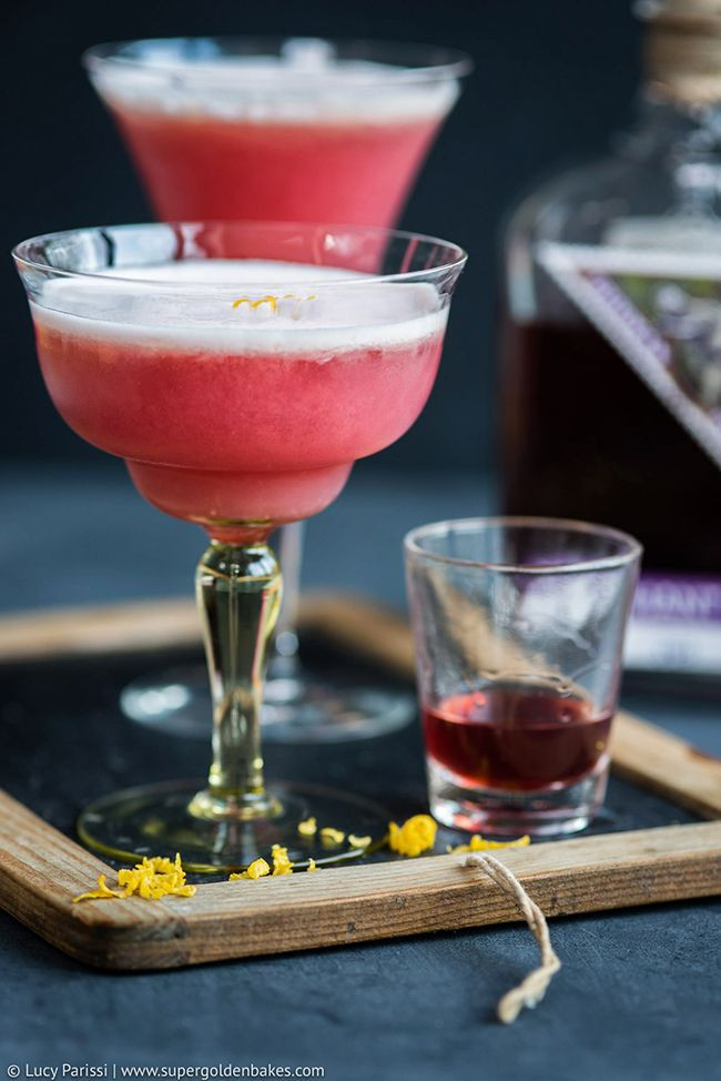 Drinks To Make With Gin
 Cocktail Friday Sloe Gin Pink Lady Supergolden Bakes