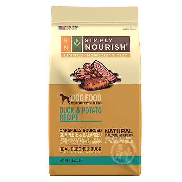 Duck And Potato Dog Food
 Simply Nourish™ Limited Ingre nt Diet Dog Food Natural