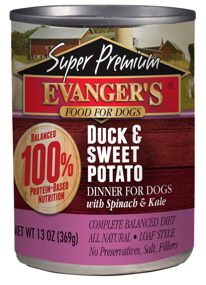 Duck And Potato Dog Food
 Evanger s Super Premium Duck & Sweet Potato Dinner Canned