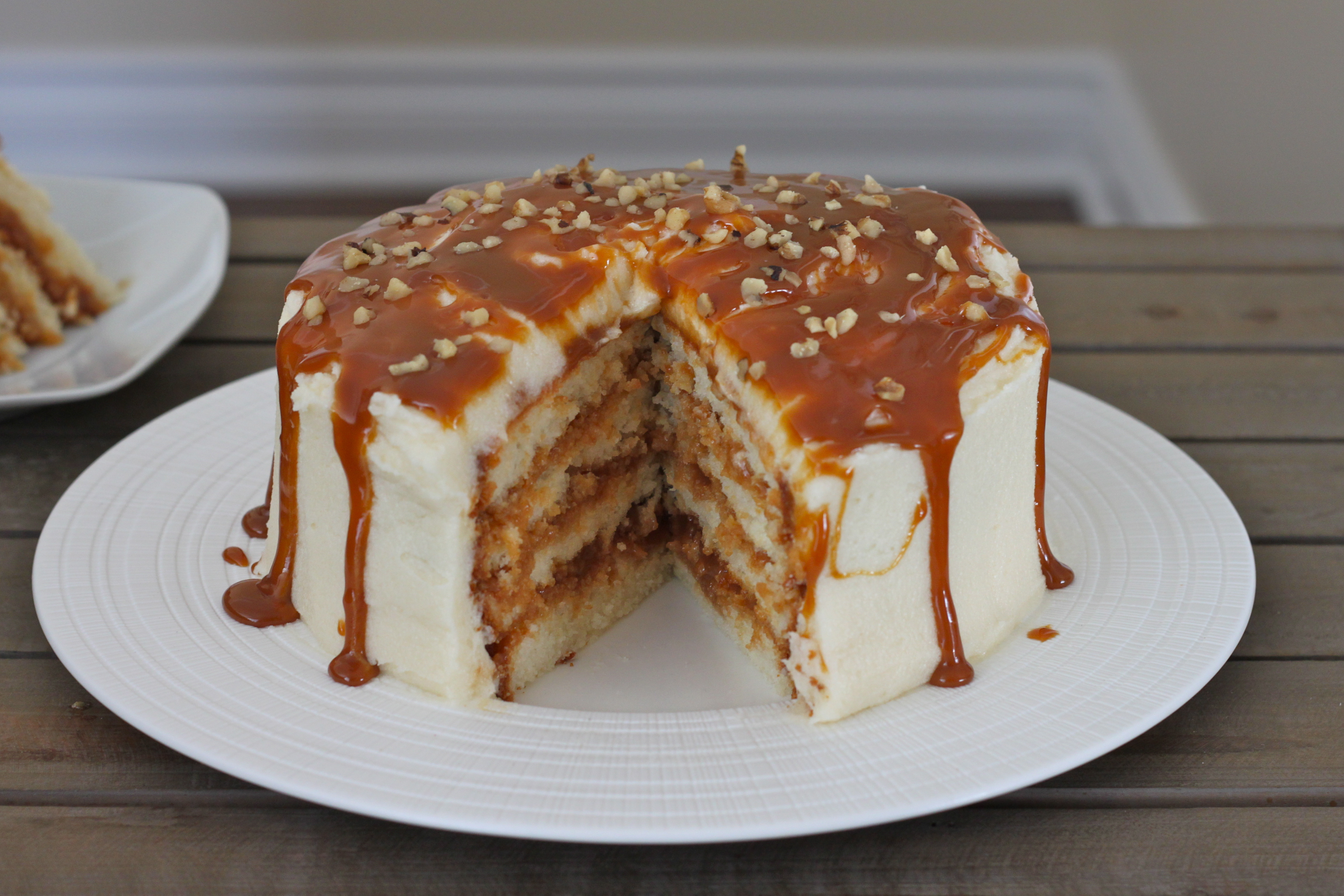 Dulce De Leche Desserts
 Dulce de Leche Vanilla Cake – I Adore Food