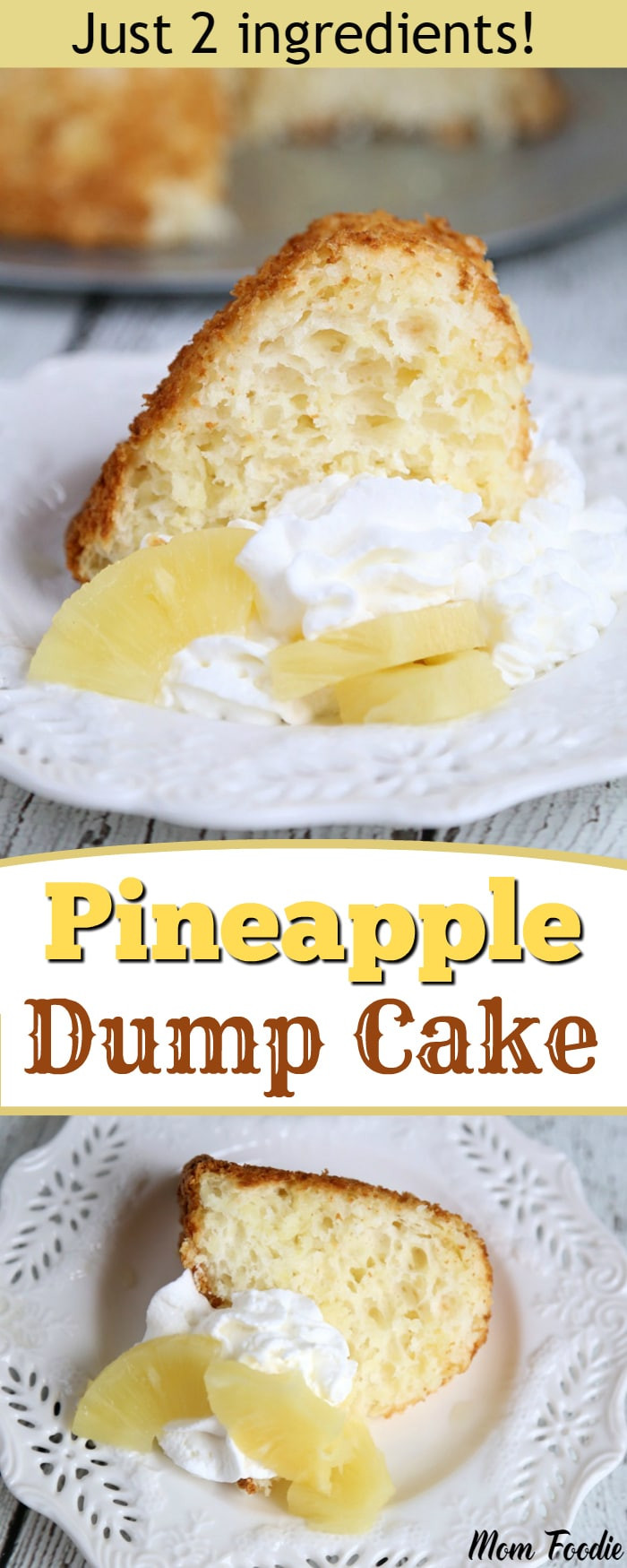 Dump Cake Recipes
 Crushed Pineapple Dump Cake Recipe Two Ingre nt Wonder