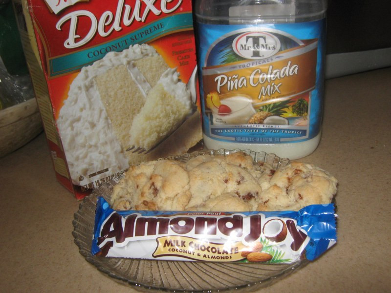 Duncan Hines Cake Mix Cookies
 Almond Joy Cake Mix Cookies