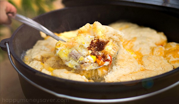 Dutch Oven Breakfast Recipes
 5 Layer Dutch Oven Country Breakfast Camping Recipe