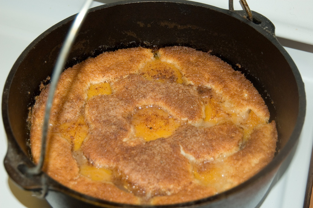 Dutch Oven Dessert Recipes
 Dutch Oven Peach Cobbler Simple Recipe BarbequeLovers