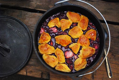 Dutch Oven Dessert Recipes
 Mixed Berry Cobbler Dutch Oven Recipe