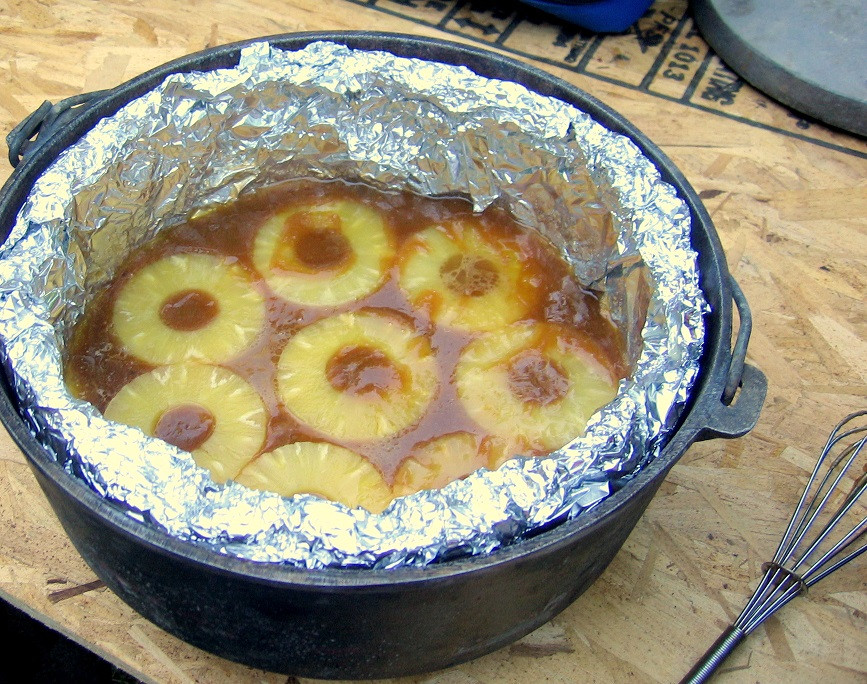 Dutch Oven Desserts Camping
 Dutch Oven Pineapple Upside Down Cake