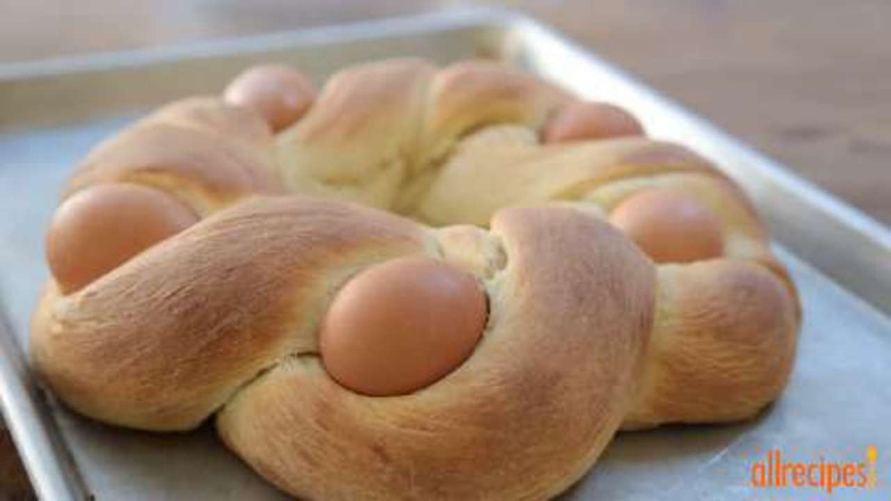 Easter Egg Bread
 Braided Easter Egg Bread Video Allrecipes