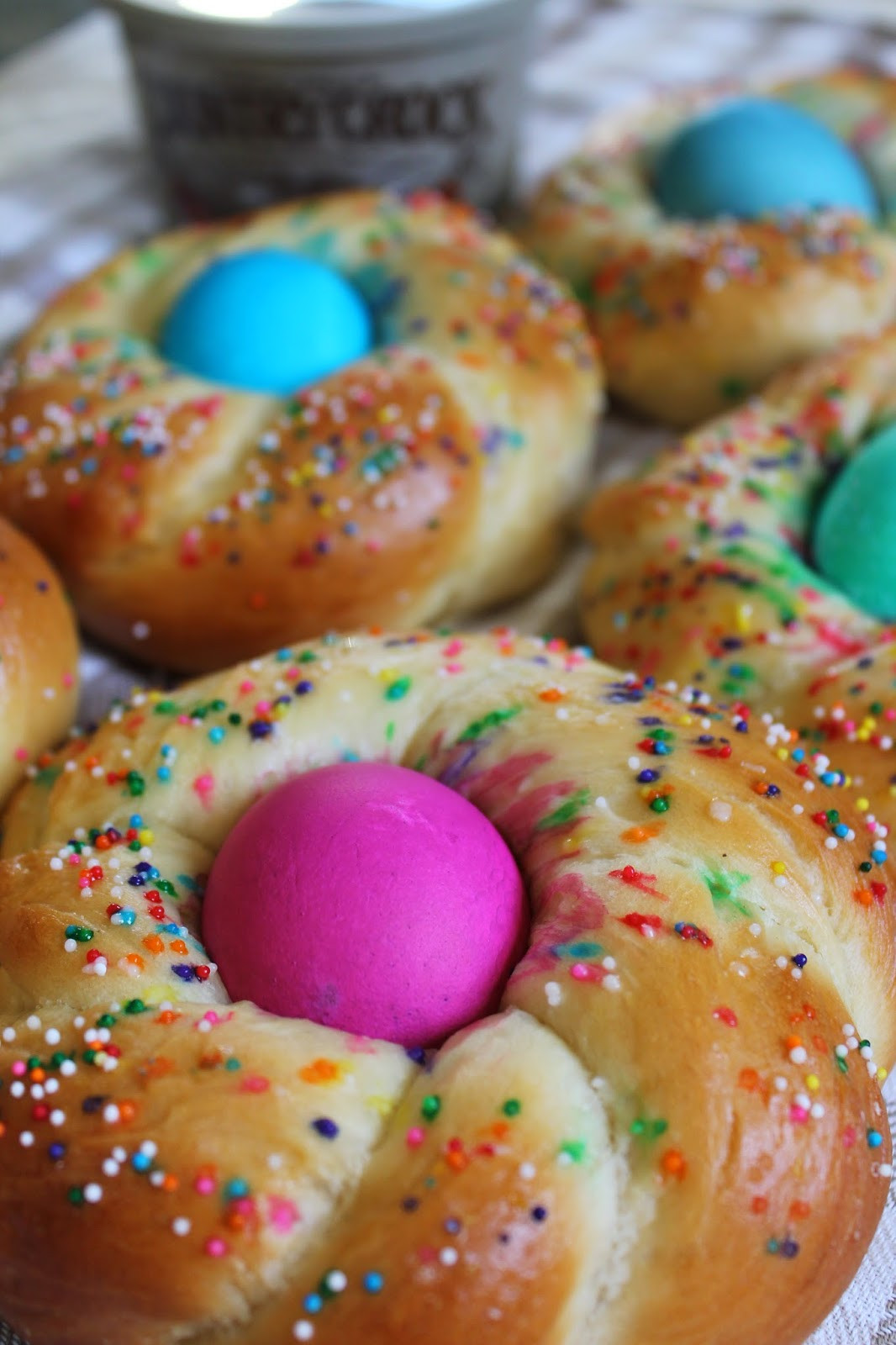 Easter Egg Bread
 The Cultural Dish Recipe Italian Easter Egg Bread