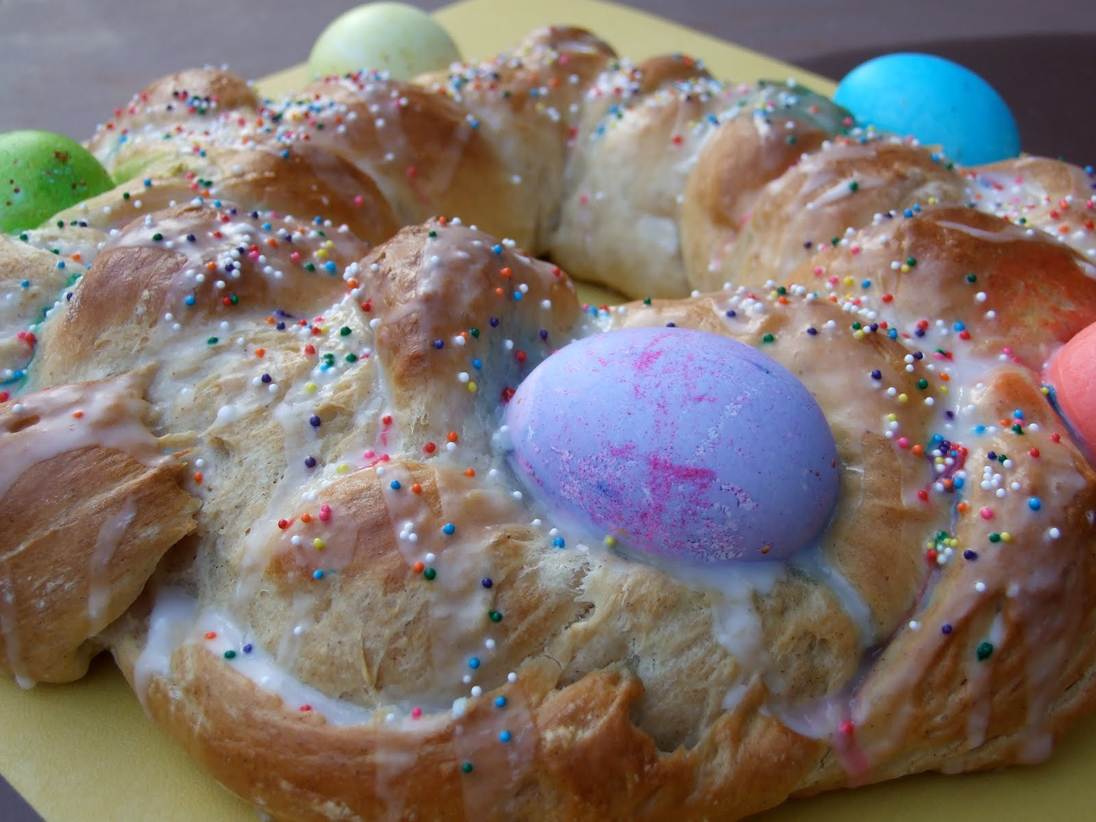 Easter Egg Bread
 The Good Life Gourmet Easter Egg Bread