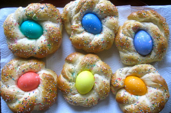 Easter Egg Bread
 The Cultural Dish Buona Pasqua Happy Easter with Italian