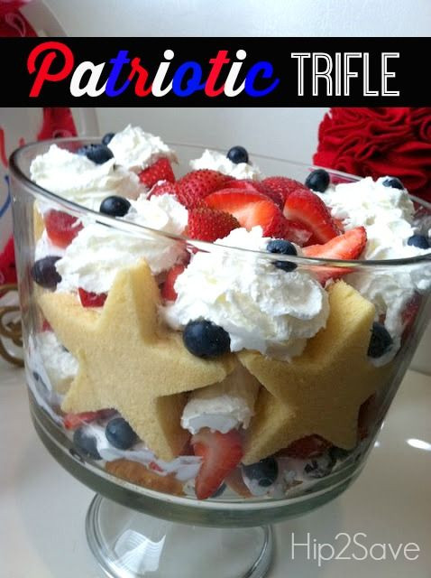 Easy 4Th Of July Desserts
 Patriotic Trifle Easy 4th of July Dessert★★