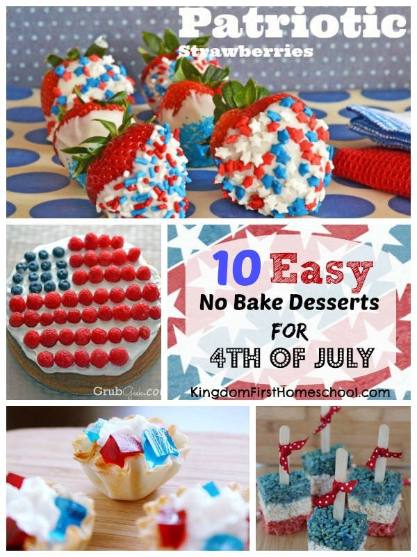 Easy 4Th Of July Desserts
 10 Easy No Bake Desserts for 4th of July