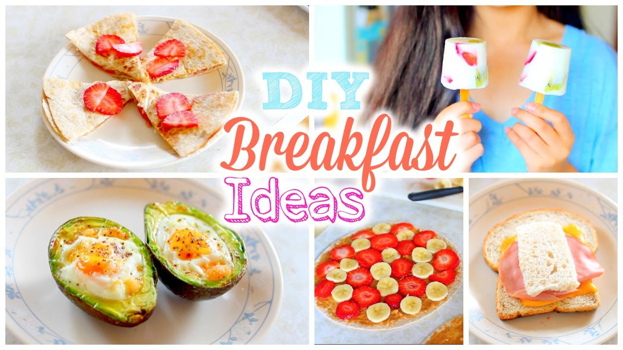 Easy And Healthy Breakfast Ideas
 DIY Easy and Quick Back to School Breakfast Ideas