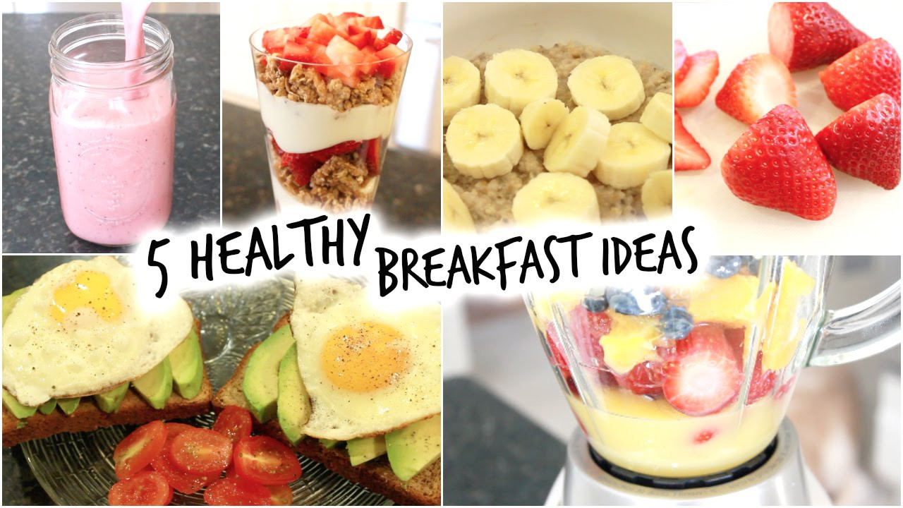 Easy And Healthy Breakfast Ideas
 5 Healthy Breakfast Ideas for School Quick and Easy