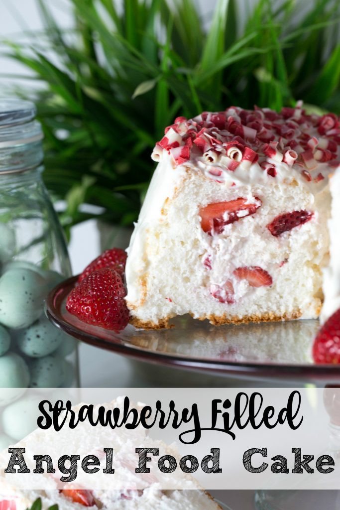 Easy Angel Food Cake Recipe
 Strawberry Filled Angel Food Cake Recipe TGIF This