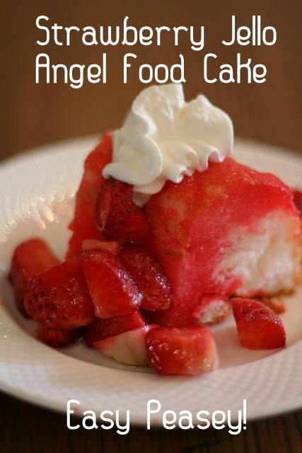 Easy Angel Food Cake Recipe
 Texasdaisey Creations Easy Strawberry Jello Angel Food Cake