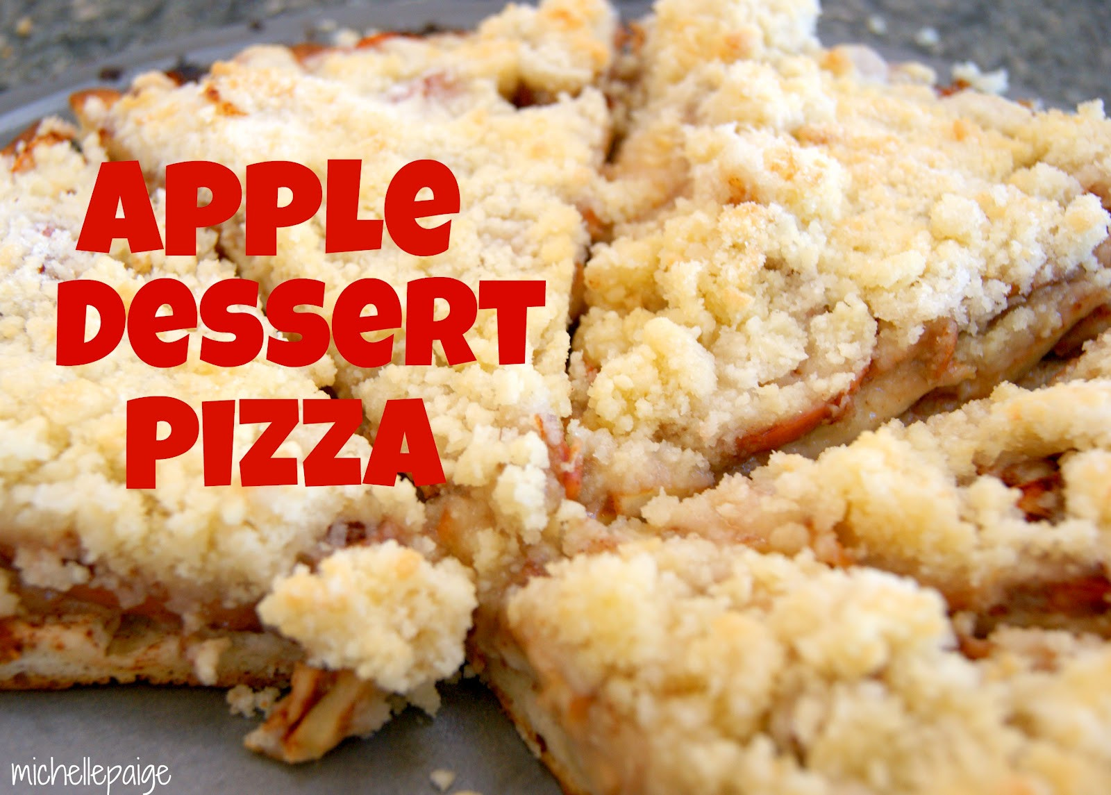 Easy Apple Dessert
 michelle paige blogs Easy Apple Dessert Pizza