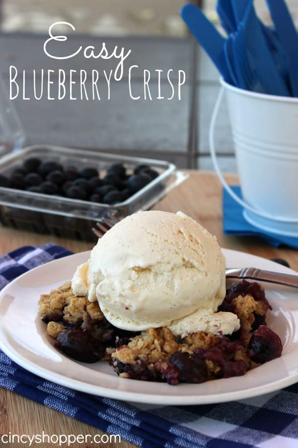 Easy Apple Dessert Recipes With Few Ingredients
 Easy Blueberry Crisp Recipe CincyShopper