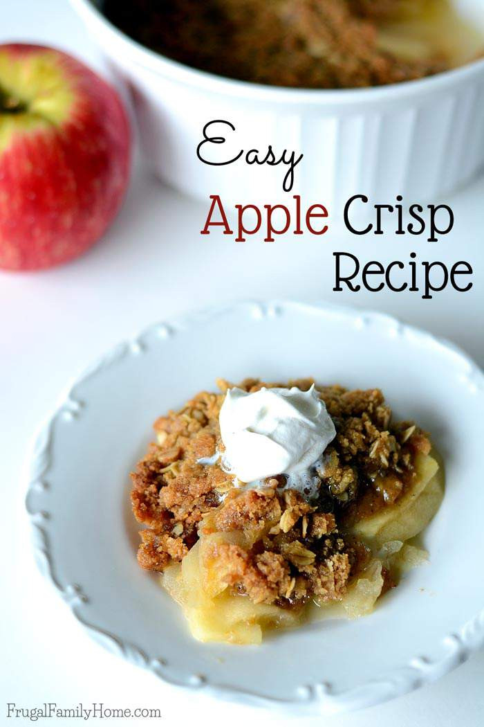 Easy Apple Dessert Recipes With Fresh Apples
 Delicious and Easy Apple Crisp Recipe