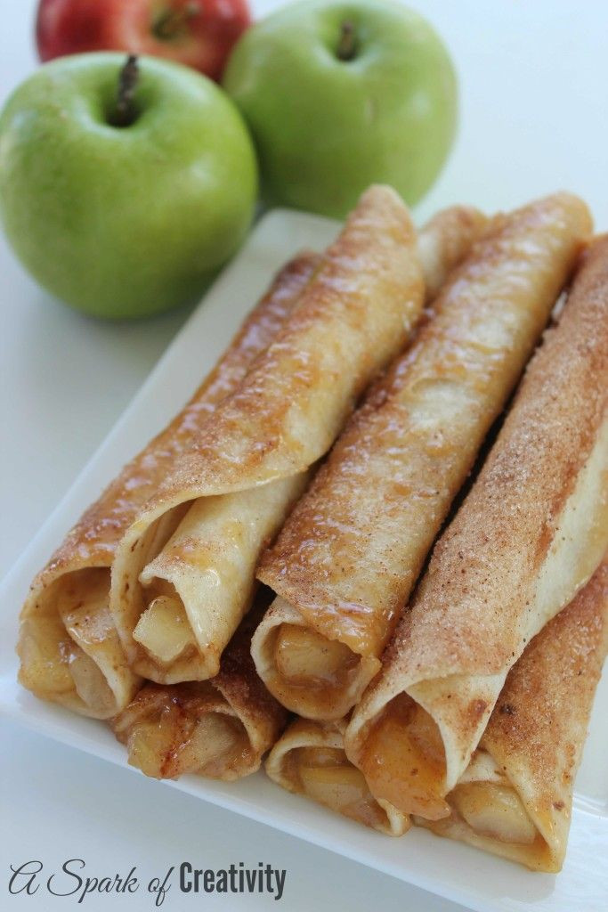 Easy Apple Desserts
 Easy Caramel Apple Taquitos Recipe