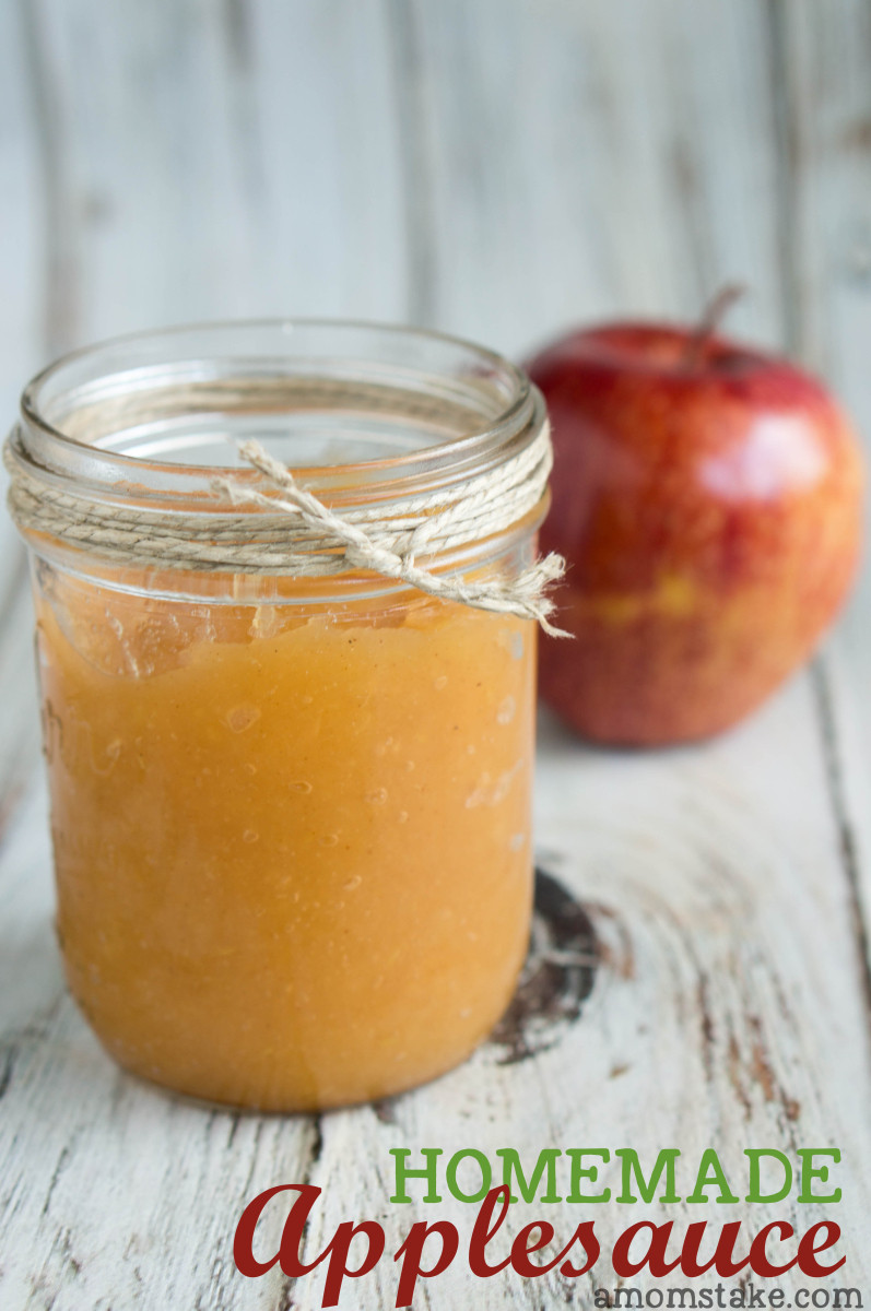 Easy Applesauce Recipe
 Easy Homemade Applesauce Recipe A Mom s Take