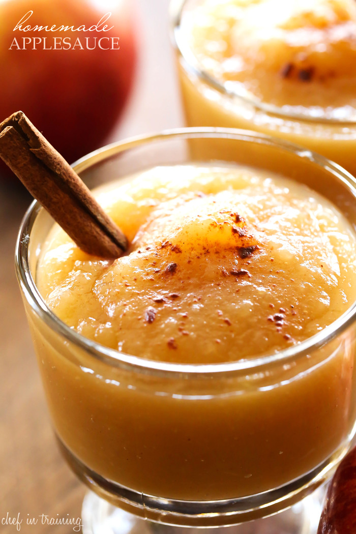 Easy Applesauce Recipe
 Homemade Applesauce Chef in Training