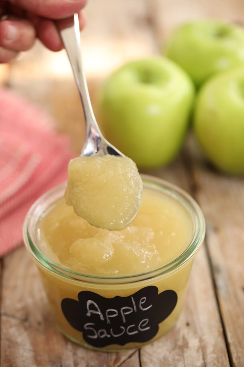 Easy Applesauce Recipe
 Homemade Applesauce Recipe & Video Gemma s Bigger