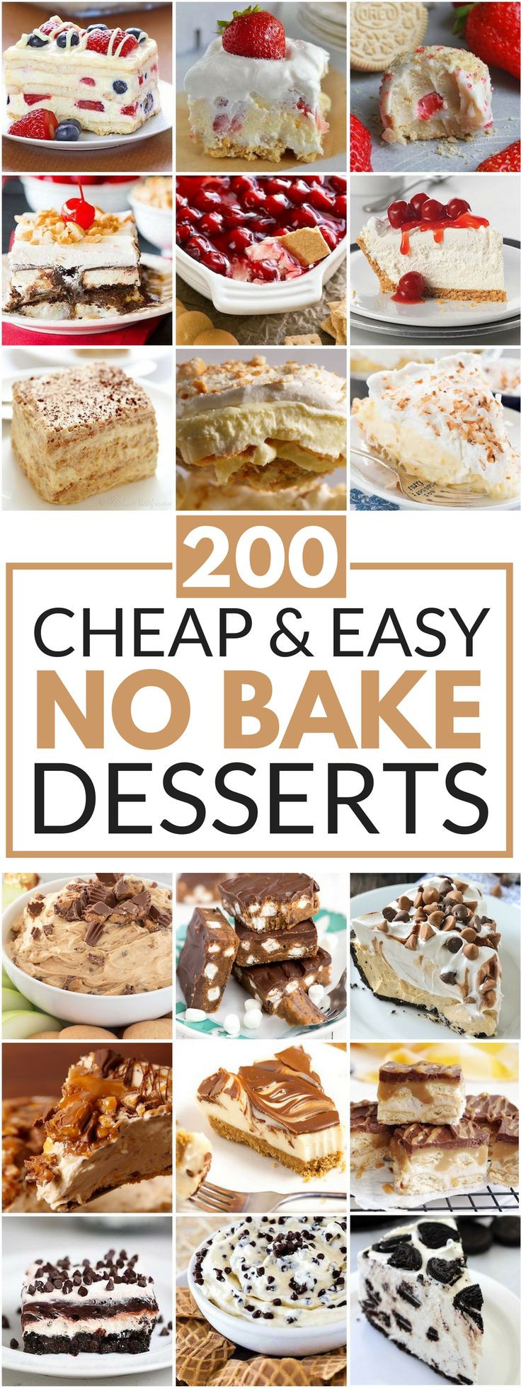 Easy Bake Desserts
 25 best ideas about Easy cheap desserts on Pinterest