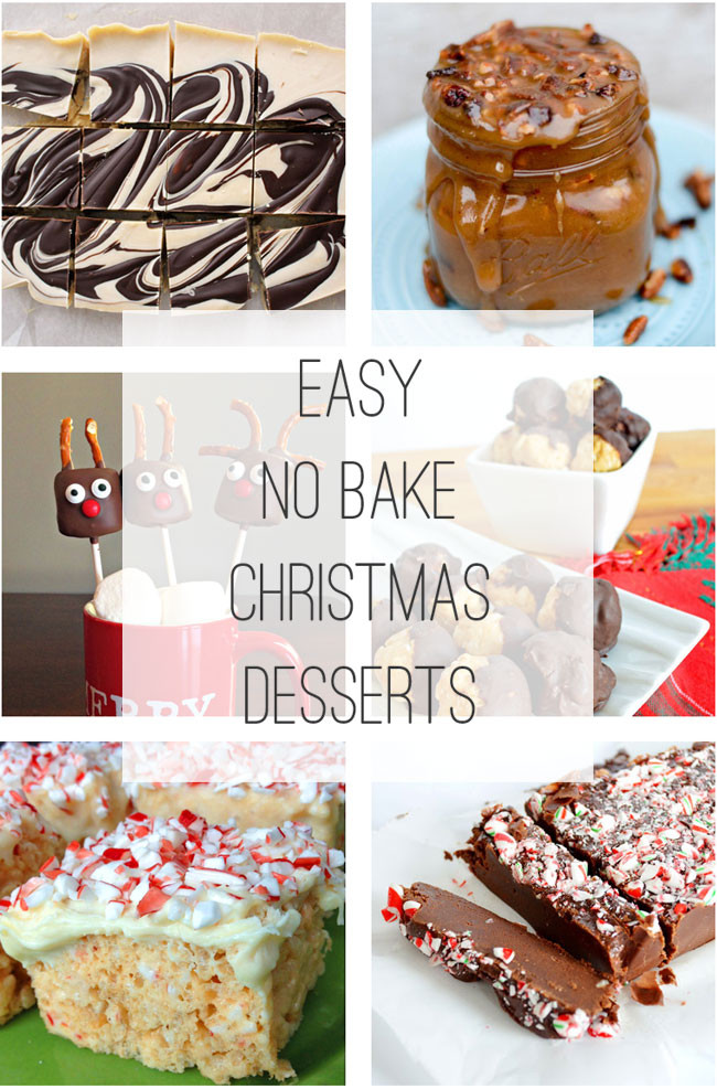 Easy Bake Desserts
 Easy No Bake Christmas Desserts A Pretty Life In The Suburbs
