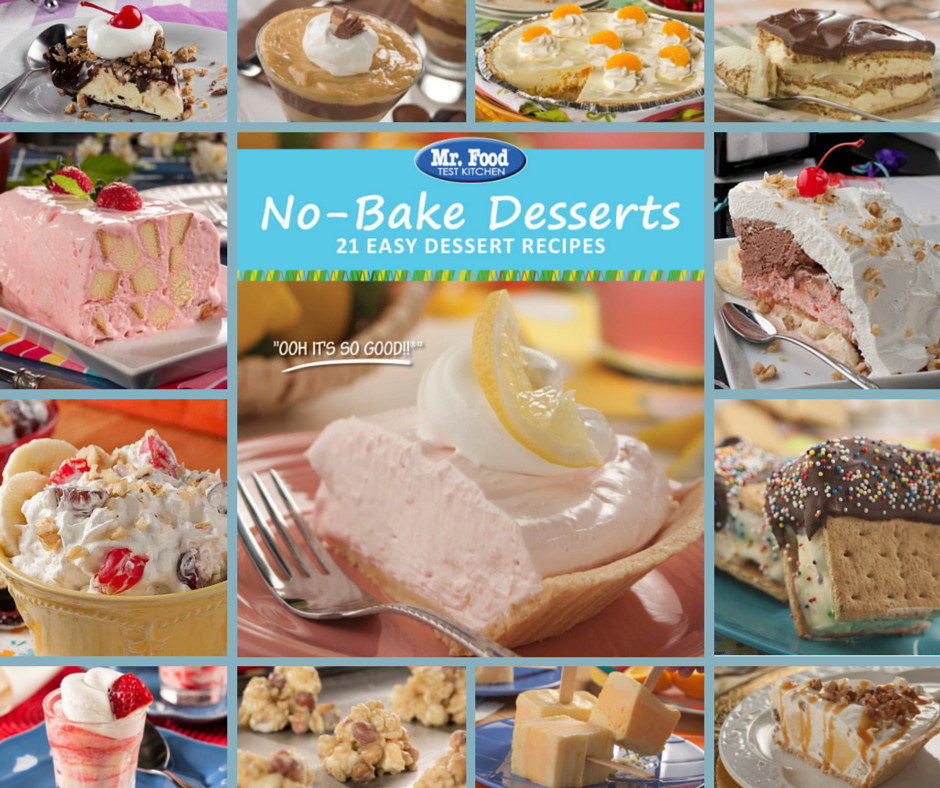 Easy Bake Desserts
 No Bake Desserts Free eCookbook